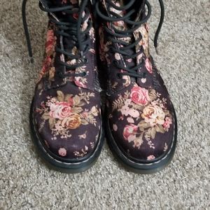 Dr. Martens size 11 floral boots